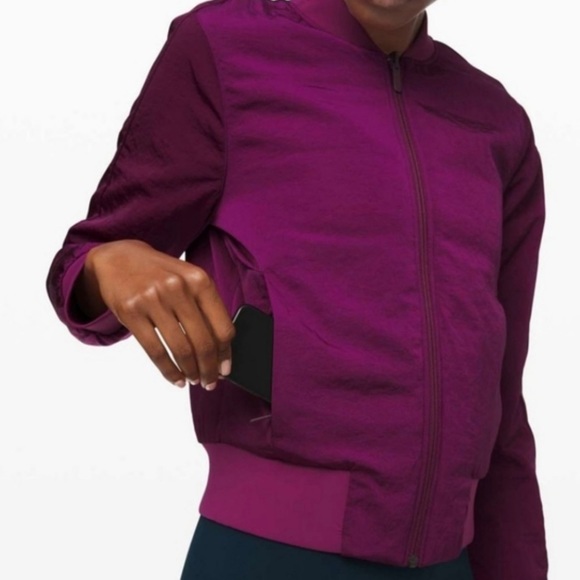 LULULEMON JACKET | Dusty Rose Bomber Size 4 - Picture 15 of 15